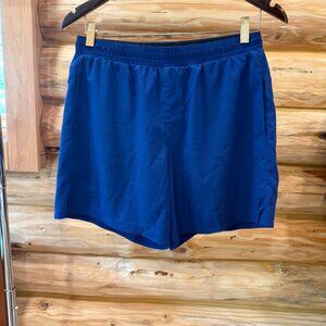 prAna - Peak to Pavement Lined Shorts - Cobalt Blue - Size M